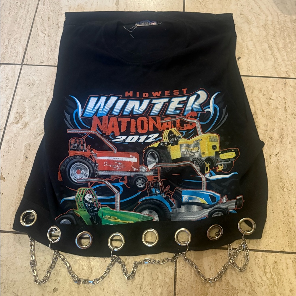 LF Black and Red Racing Graphic Tee VINTAGE